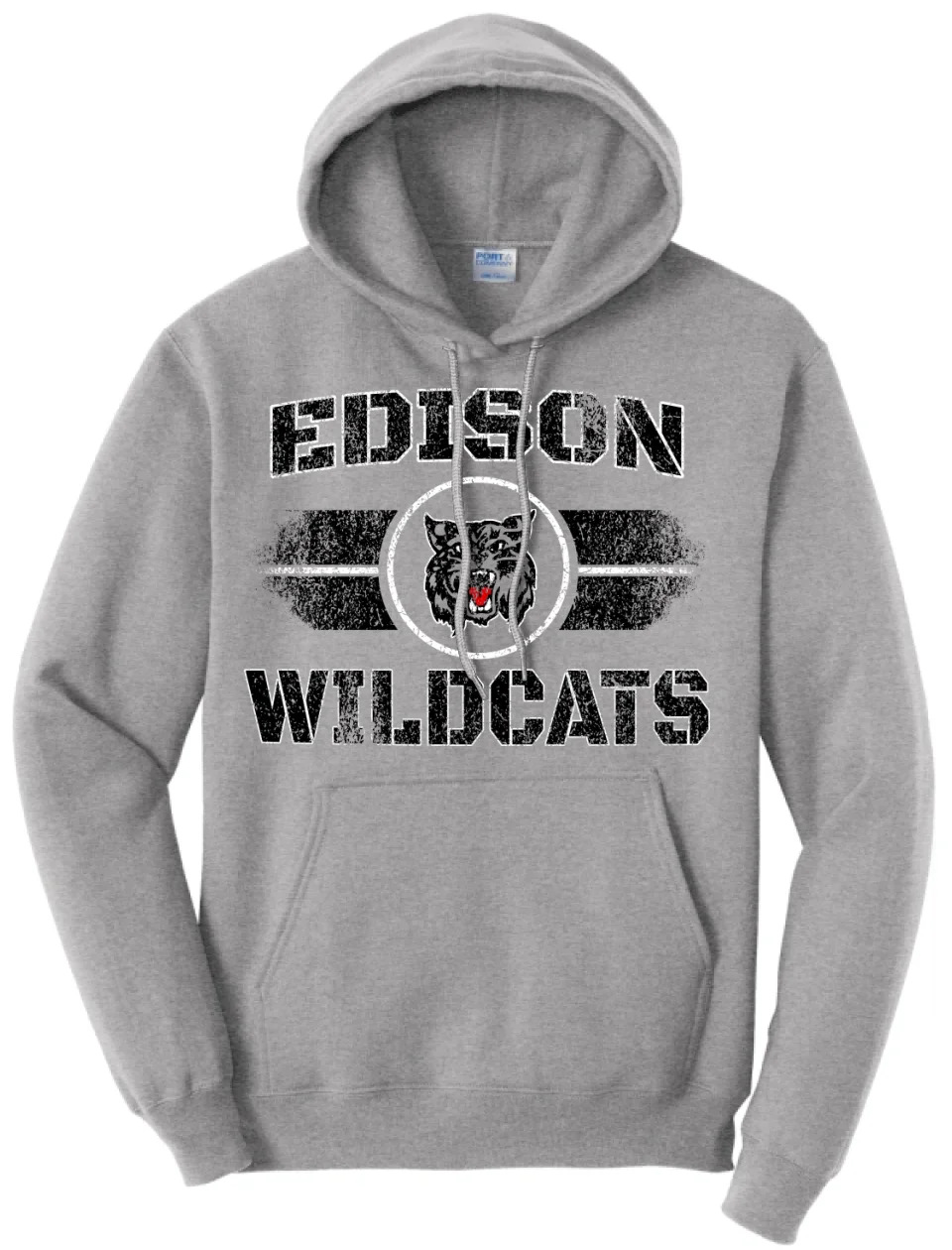 Edison Wildcats 2024 104 Core Fleece Pullover Hooded Sweatshirt