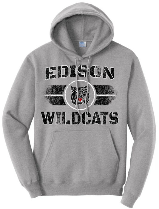Edison Wildcats 2024 104 Core Fleece Pullover Hooded Sweatshirt