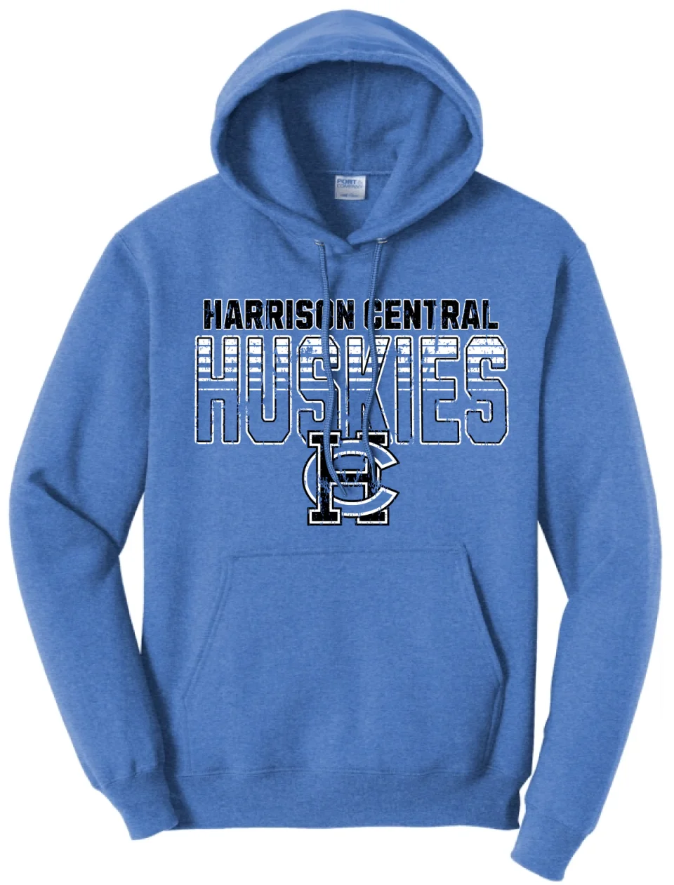 Harrison Central 2024 107 Core Fleece Pullover Hooded Sweatshirt