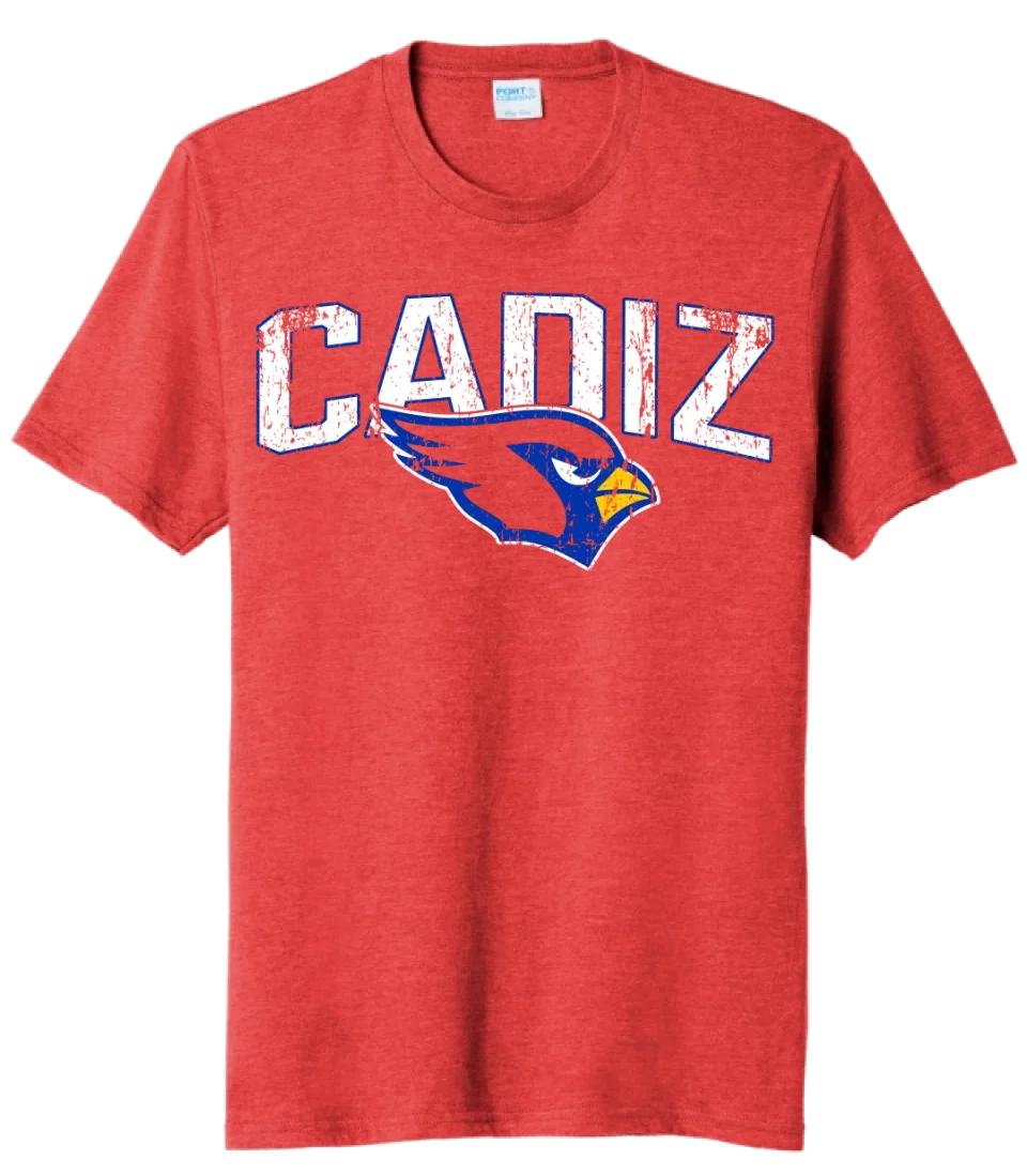 Cadiz Cardinals 2024 100 Tri-Blend Tee