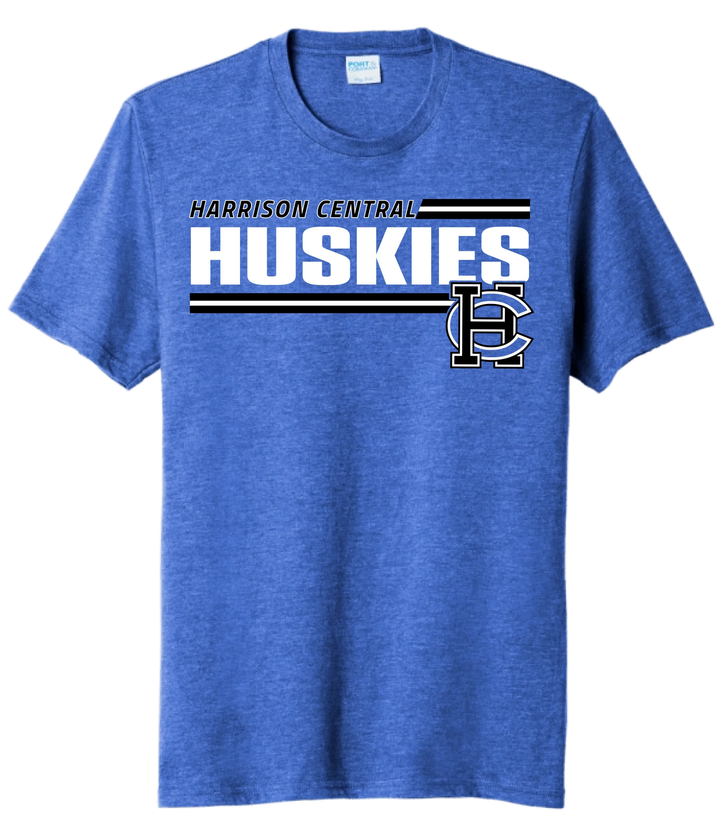 Harrison Central Stripe Tri-Blend Tee