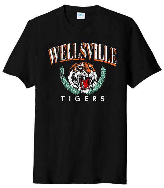 Wellsville Tigers Laurel Wreath