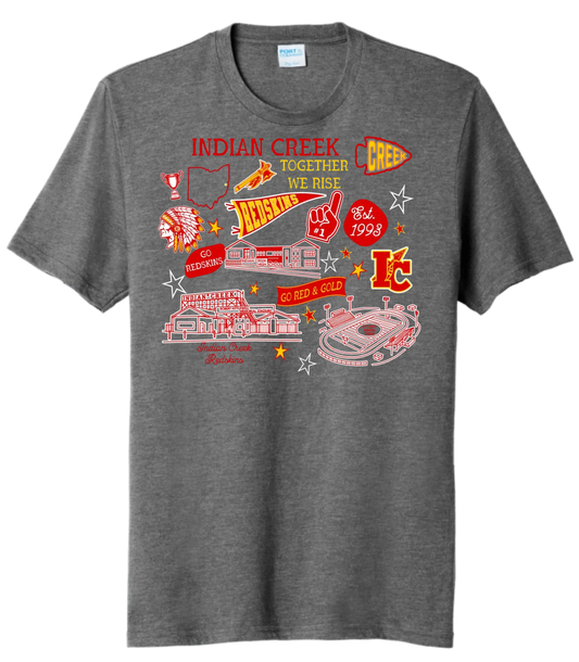 Indian Creek Icons on Gray