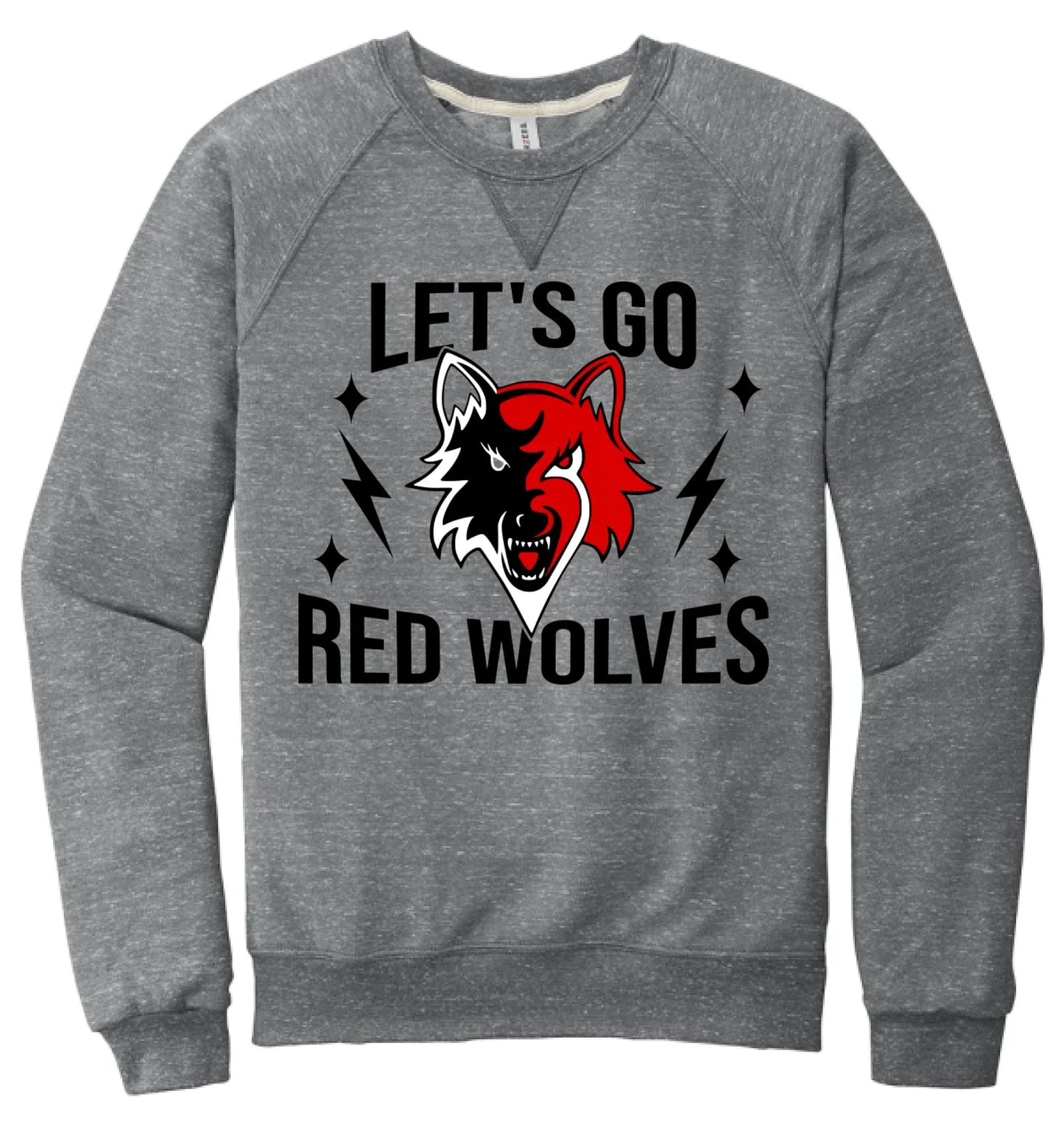 Cuyahoga Heights Let's Go Red Wolves Lightning Bolts