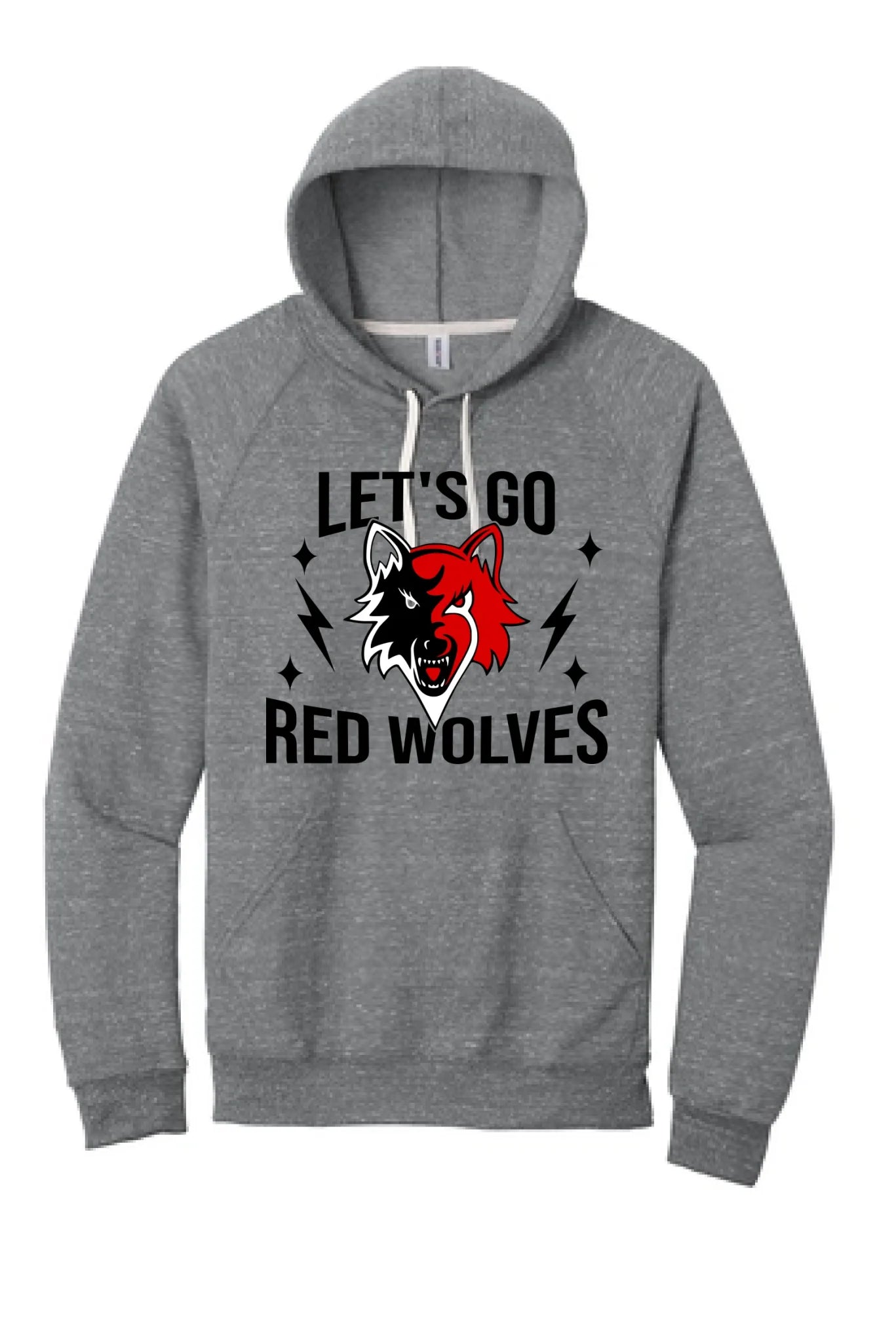Cuyahoga Heights Let's Go Red Wolves Lightning Bolts