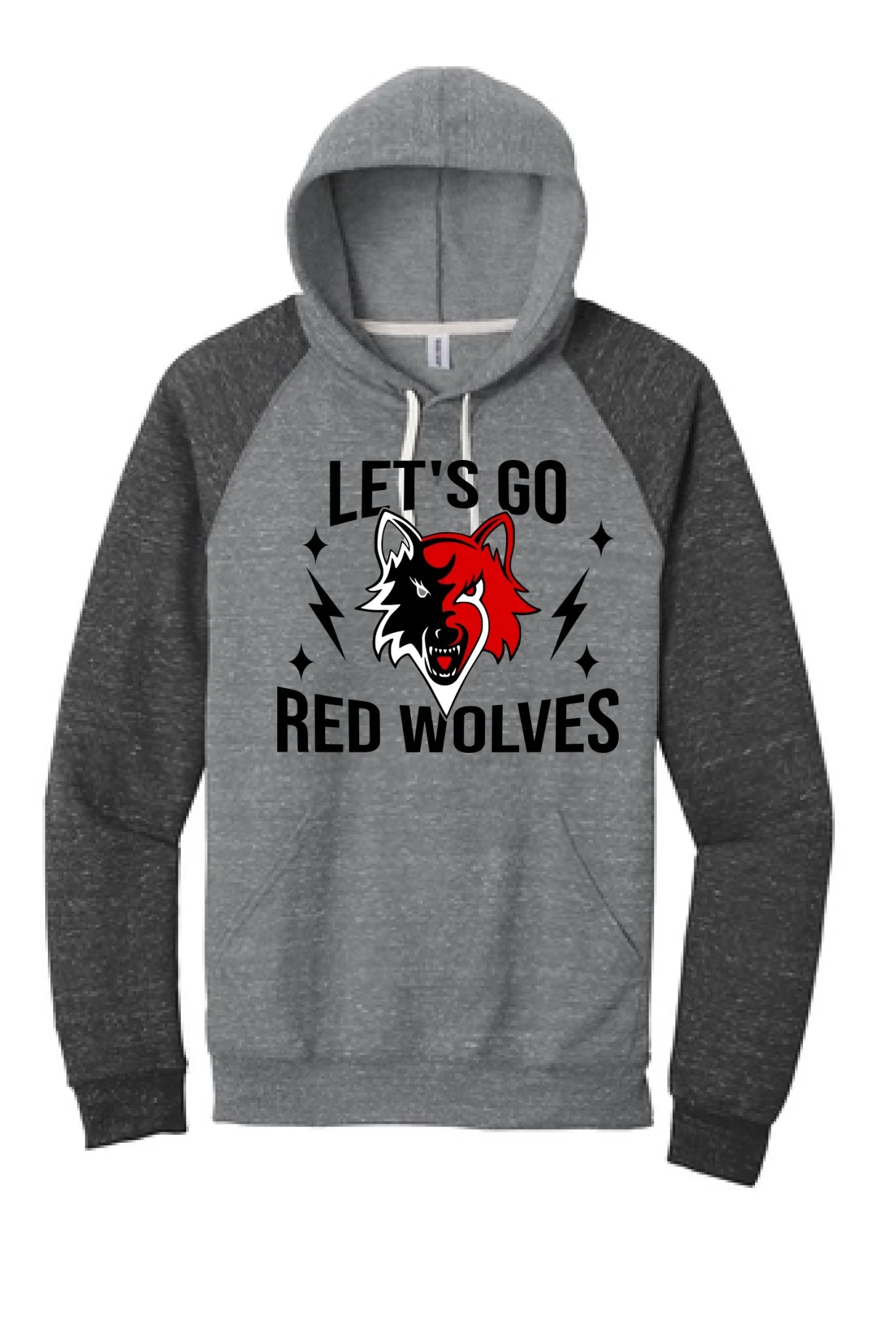 Cuyahoga Heights Let's Go Red Wolves Lightning Bolts