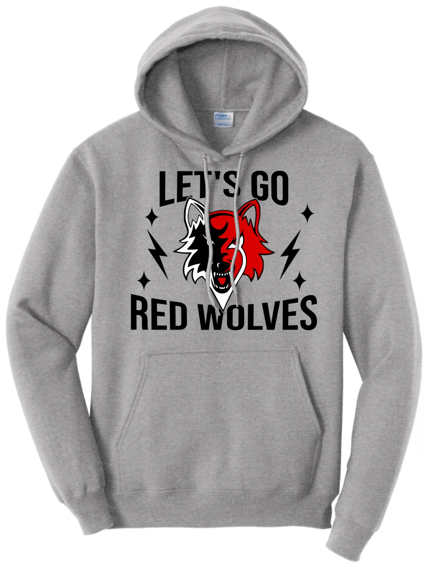 Cuyahoga Heights Let's Go Red Wolves Lightning Bolts