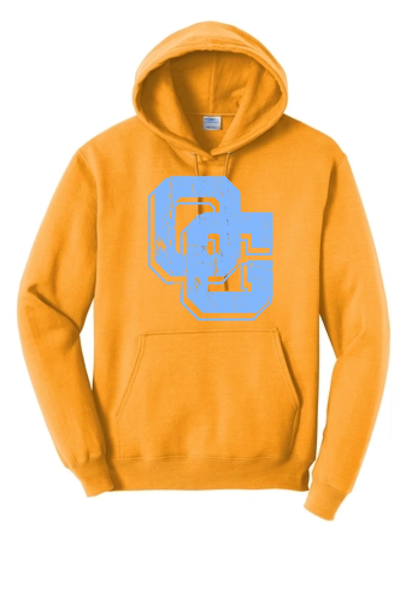 Oak Glen Distressed Logo on Gold