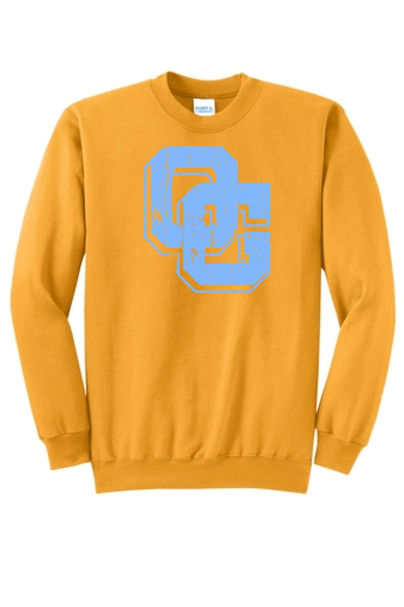 Oak Glen Distressed Logo on Gold