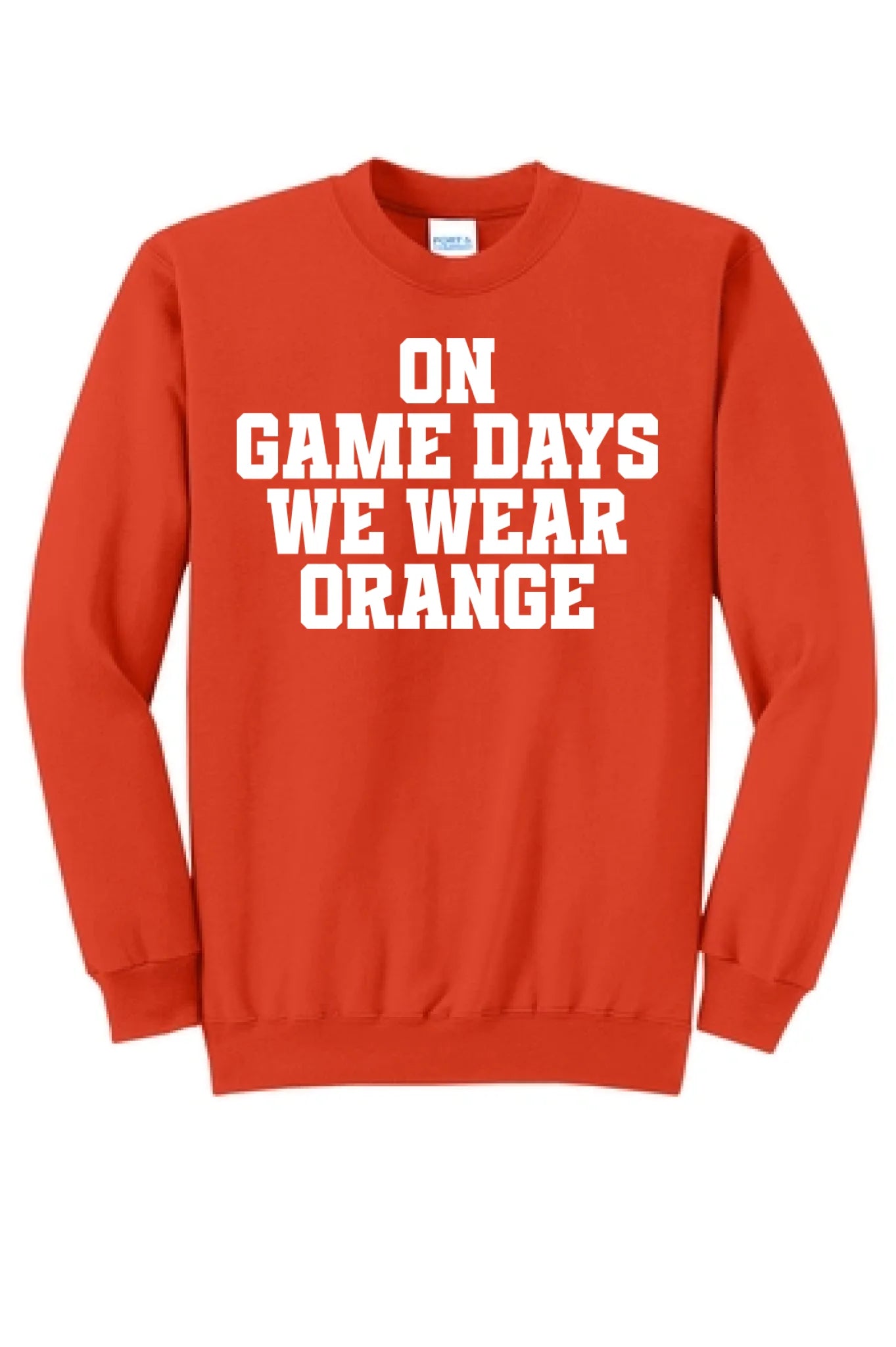On Game Days We Wear Orange