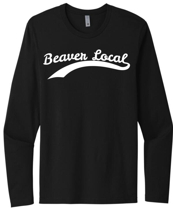 Beaver Local Tail Next Level Cotton Long Sleeve Tee