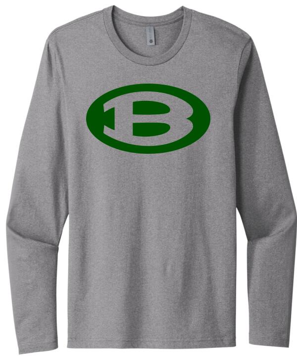 Brooke Logo Next Level Cotton Long Sleeve Tee