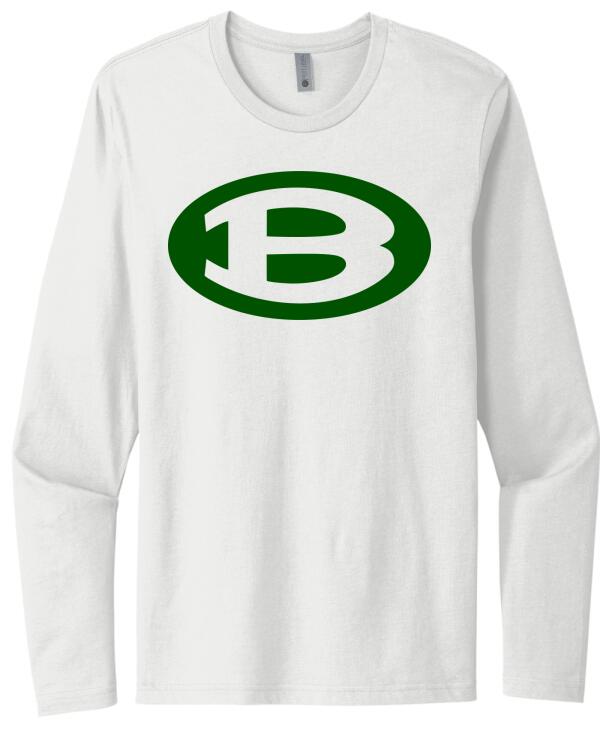 Brooke Logo Next Level Cotton Long Sleeve Tee