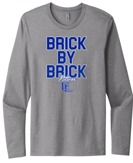East Liverpool Potters Brick by Brick Next Level Cotton Long Sleeve Tee
