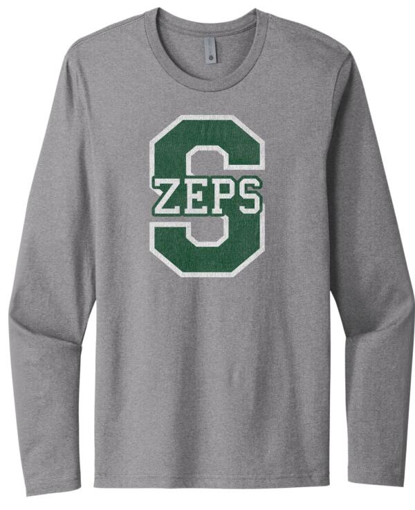 Shenandoah Distressed Logo Next Level Cotton Long Sleeve Tee