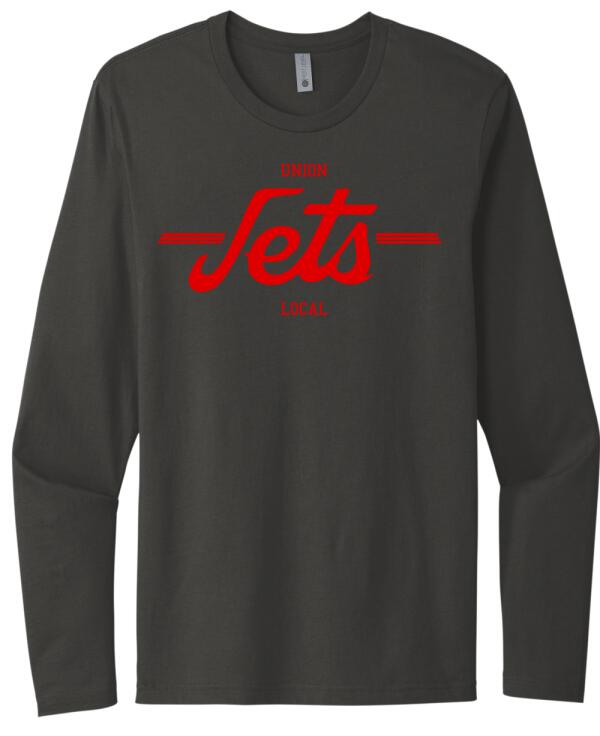 Union Local Jets Take Off Next Level Cotton Long Sleeve Tee