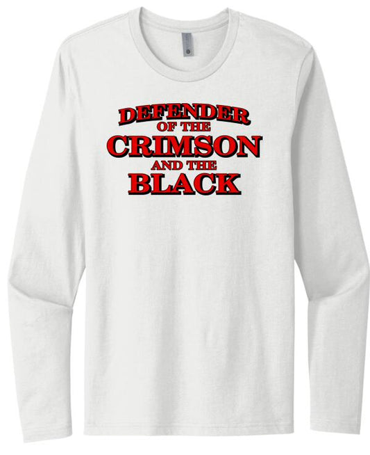 Steubenville Big Red Defenders of the Crimson and Black Next Level Cotton Long Sleeve Tee