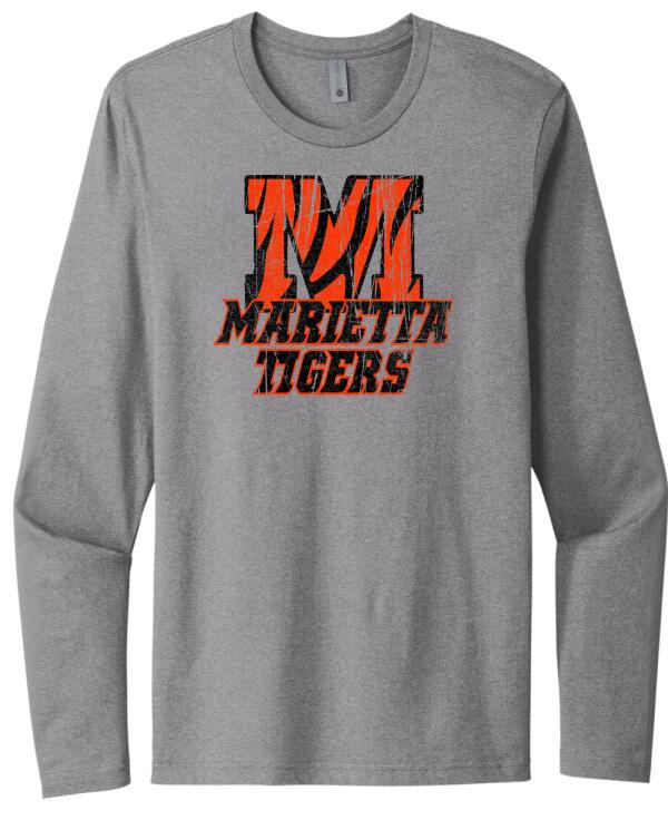 Marietta Tiger M Next Level Cotton Long Sleeve