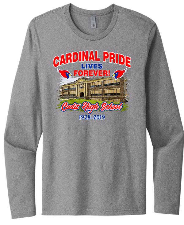 Cadiz Cardinal Pride Lives Forever Next Level Cotton Long Sleeve