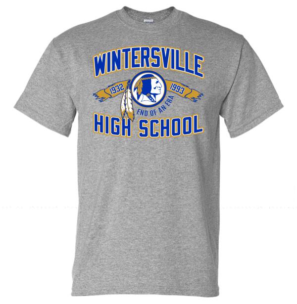 Wintersville Warriors End of an Era Gray Gildan DryBlend T-Shirt