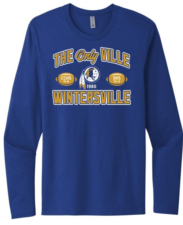 Wintersville Warriors 1980 The Only Ville Next Level Cotton Long Sleeve Tee