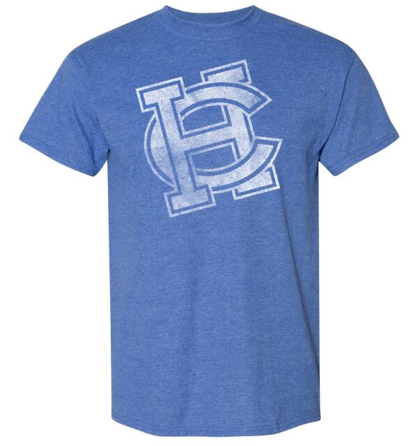 Harrison Central Faded HC White Gildan DryBlend T-Shirt