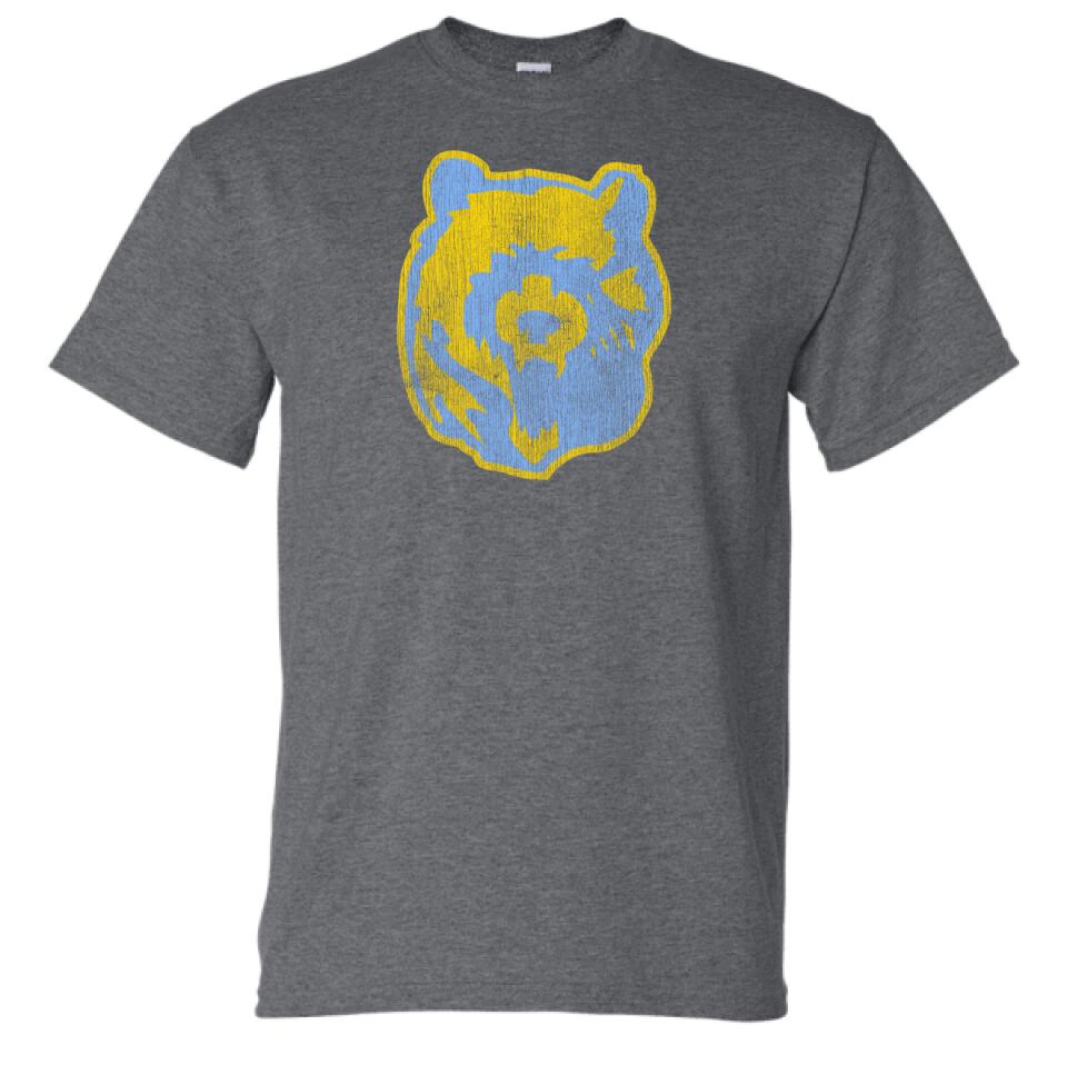 Oak Glen Distressed Bear Gildan DryBlend T-Shirt