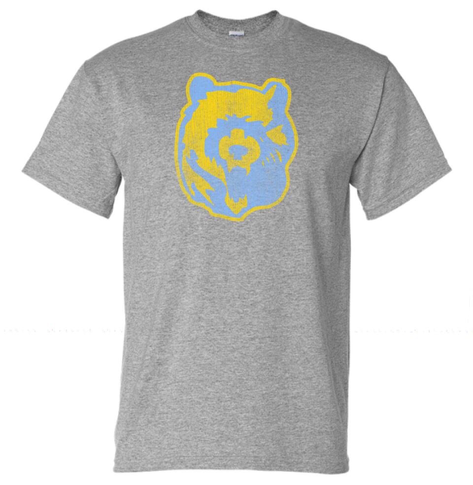 Oak Glen Distressed Bear Gildan DryBlend T-Shirt