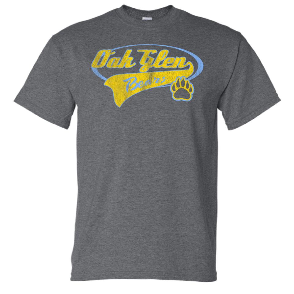 Oak Glen Distressed Tail Gildan DryBlend T-Shirt