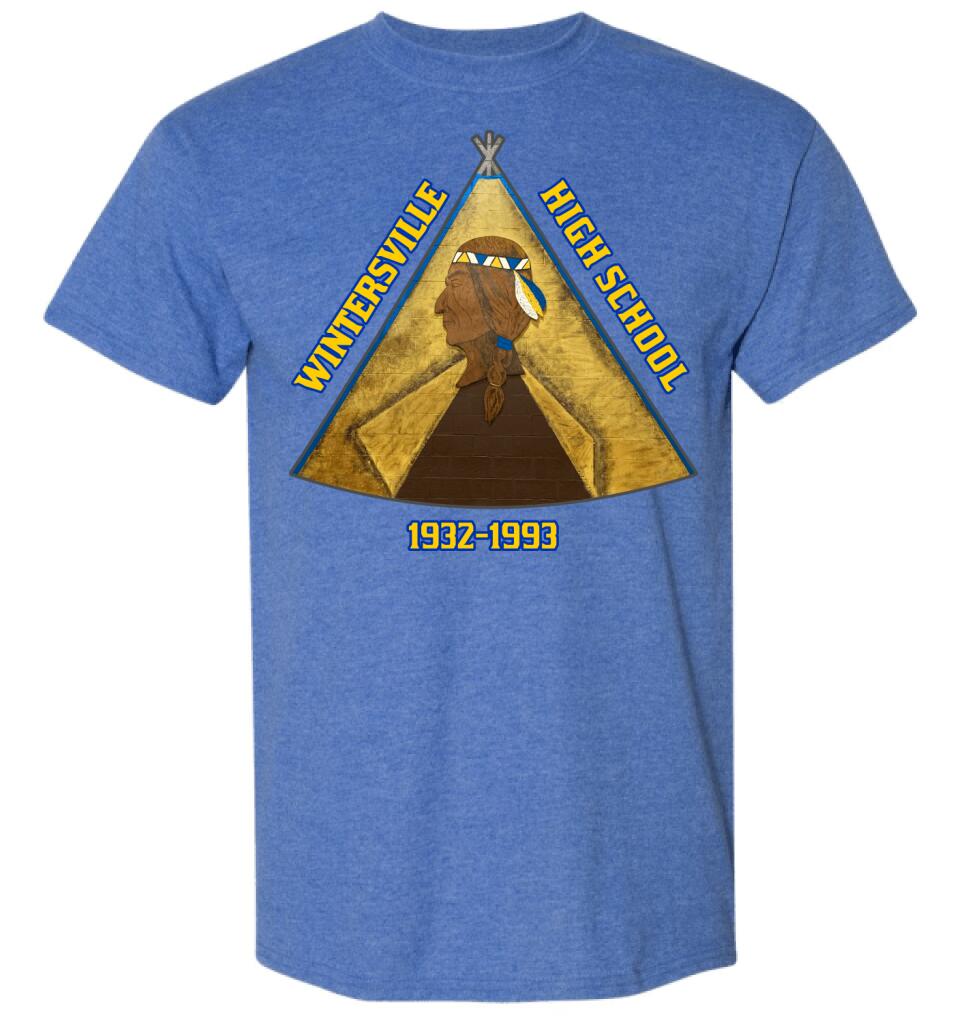 Wintersville Warriors High School Teepee Gildan DryBlend T-Shirt