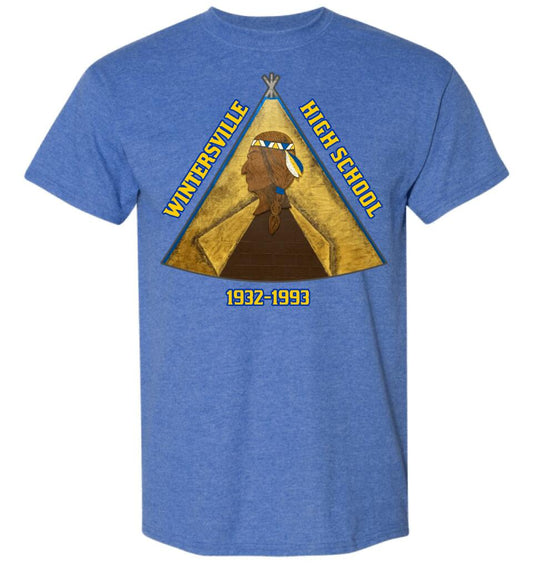 Wintersville Warriors High School Teepee Gildan DryBlend T-Shirt