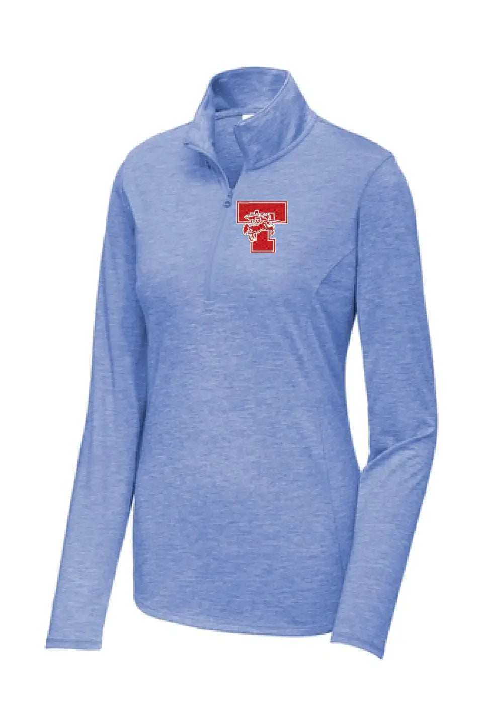 Toronto Embroidery Sport-Tek LADIES PosiCharge Tri-Blend Wicking 1/4-Zip Pullover