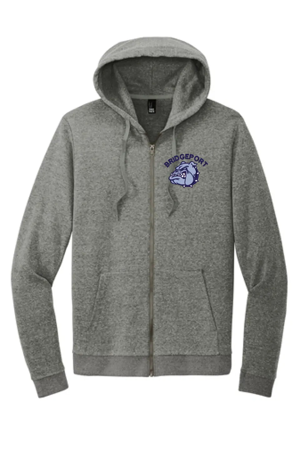 Bridgeport Bulldogs Embroidery Perfect Tri Fleece Full-Zip Hoodie