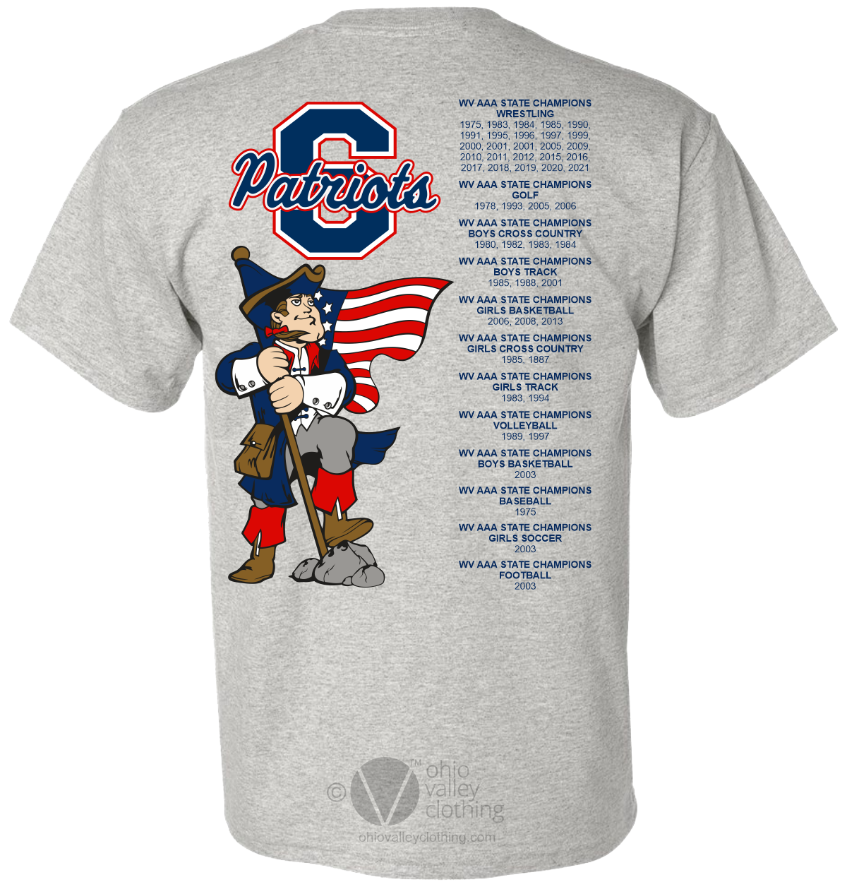 Parkersburg South Champions DryBlend T-Shirt