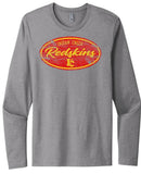 Indian Creek Distressed Oval Next Level Cotton Long Sleeve