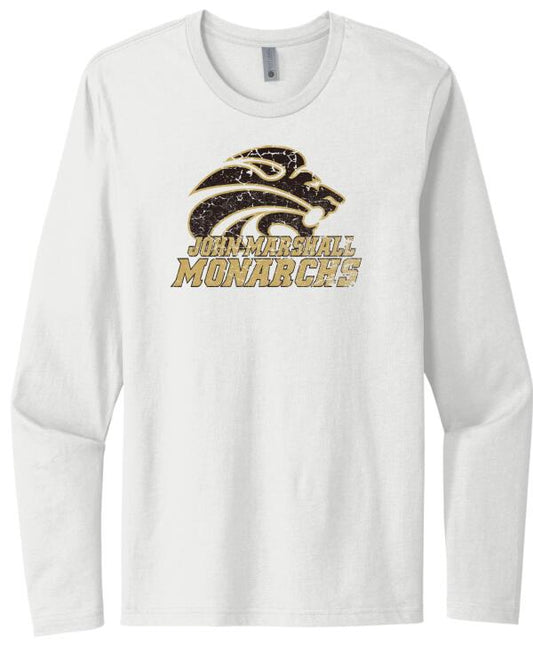John Marshall Lion Head Next Level Cotton Long Sleeve