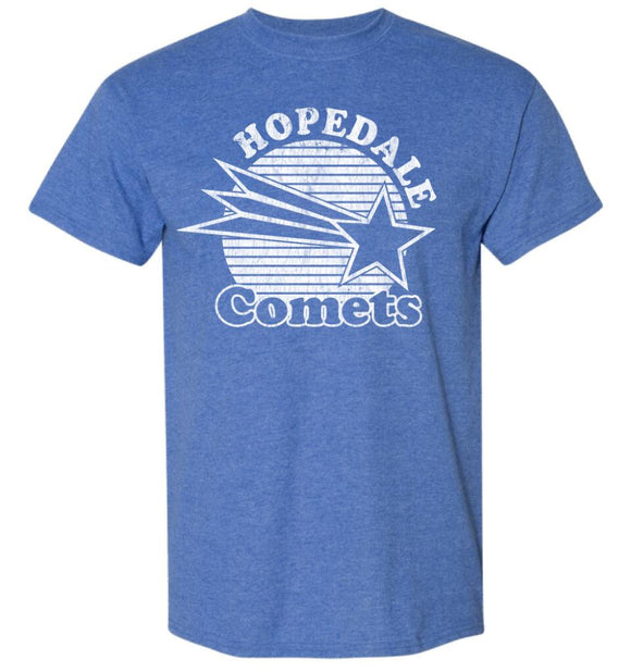 Hopedale Comets - White Gildan DryBlend T-Shirt