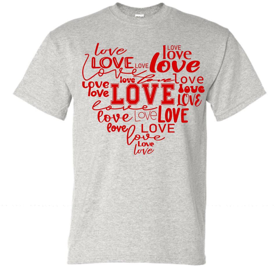 Valentine Heart Words