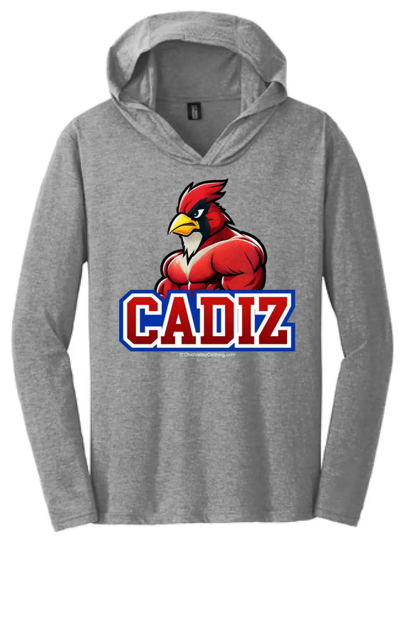 Cadiz Cardinals 2023 Muscular Cardinal Perfect Tri Long Sleeve Hoodie