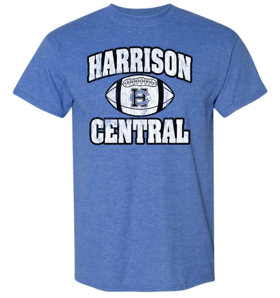 Harrison Central Football 2023 Design-20 Gildan DryBlend T-Shirt