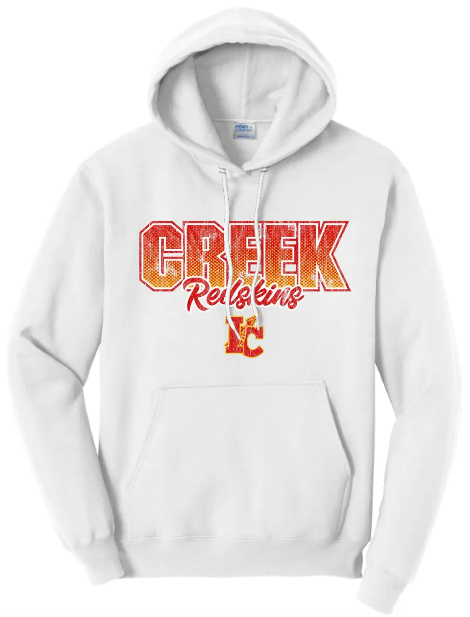 Indian Creek Gradient Redskins Core Fleece Pullover Hooded Sweatshirt