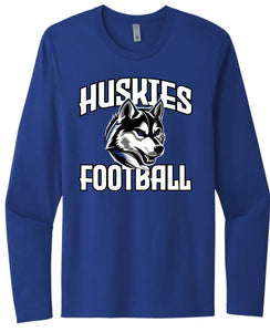 Harrison Central Football 2023 Design-08 Next Level Cotton Long Sleeve Tee