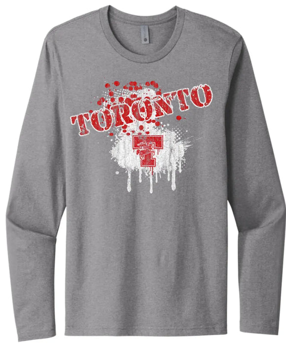 Toronto Red Knights 2023-01 Next Level Cotton Long Sleeve Tee