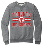 Toronto Red Knights 2023-04 Jerzees Snow Heather French Terry Raglan Crew