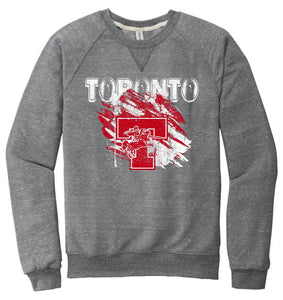 Toronto Red Knights 2023-05 Jerzees Snow Heather French Terry Raglan Crew