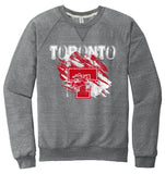 Toronto Red Knights 2023-05 Jerzees Snow Heather French Terry Raglan Crew