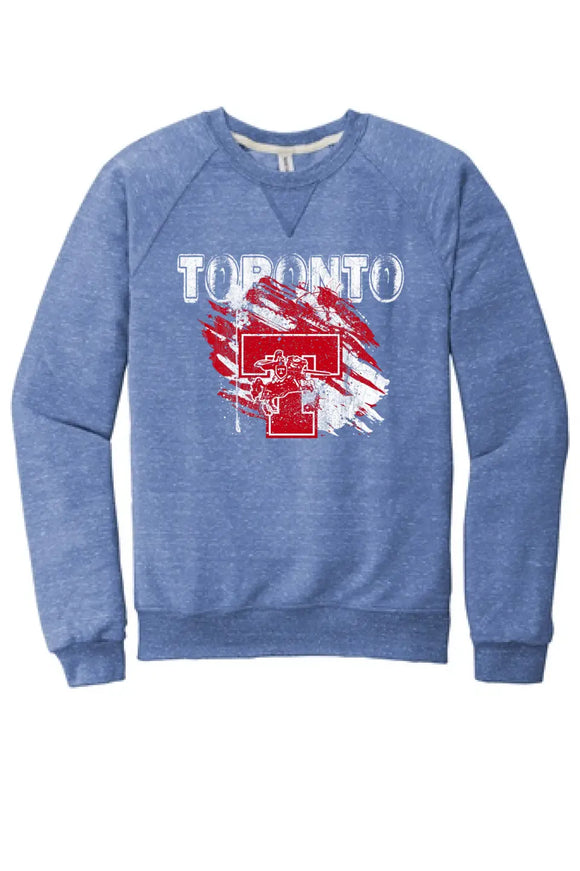 Toronto Red Knights 2023-05 Jerzees Snow Heather French Terry Raglan Crew