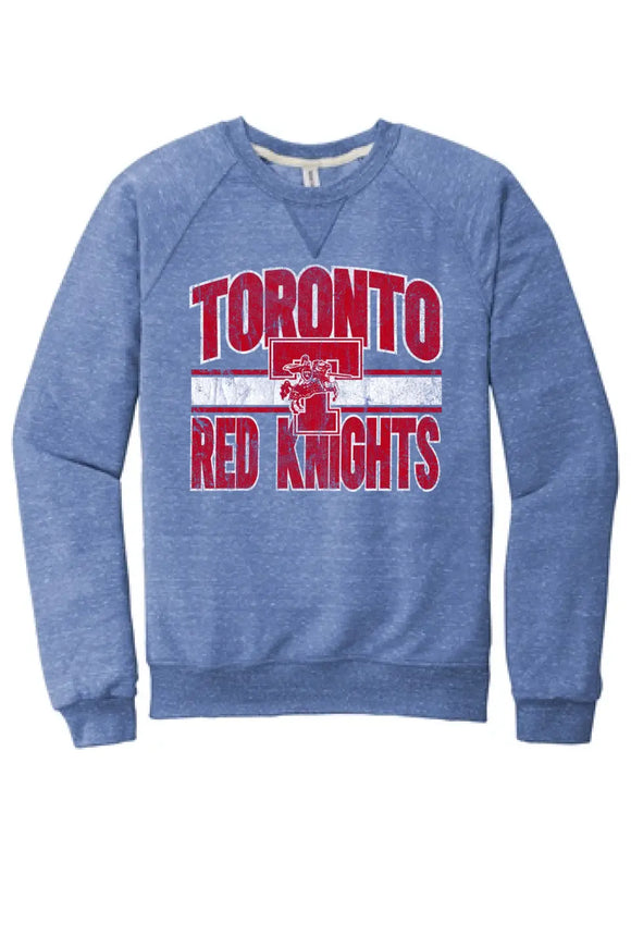 Toronto Red Knights 2023-06 Jerzees Snow Heather French Terry Raglan Crew