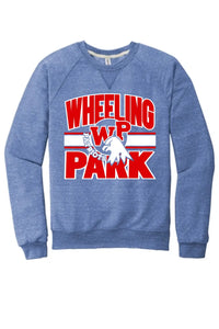 Wheeling Park 2023- 03 Jerzees Snow Heather French Terry Raglan Crew