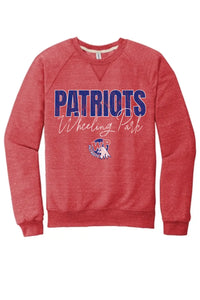 Wheeling Park 2023- 07 Distressed Jerzees Snow Heather French Terry Raglan Crew